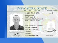 NY drivers license Edit